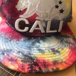 Multi colored unique hat from Venice Beach, Cali